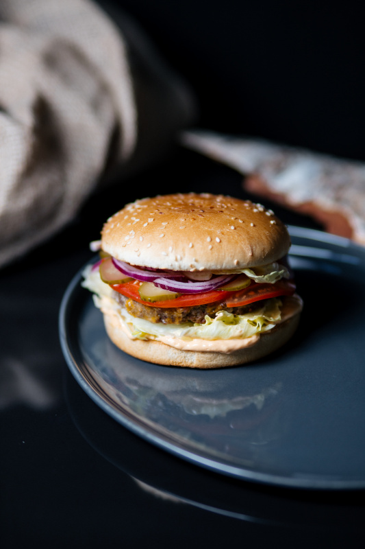 Бургер с говядиной