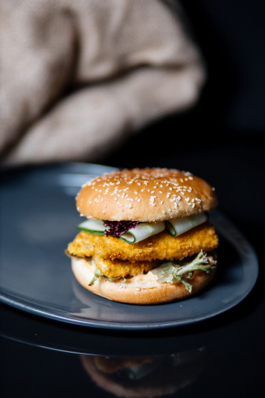 Бургер с рыбой