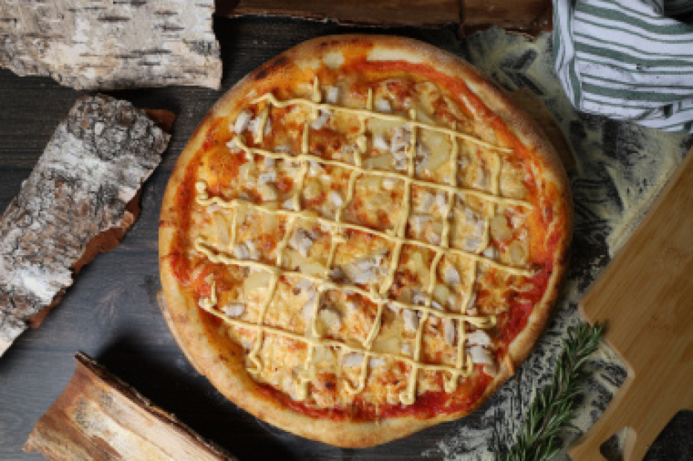 Гавайская пицца с копч.грудкой